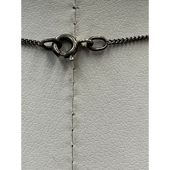 WAXING POETIC WP Sterling Silver Fleur De Lis Wax Sealed Pendant Necklace 16". - Picture 8 of 13